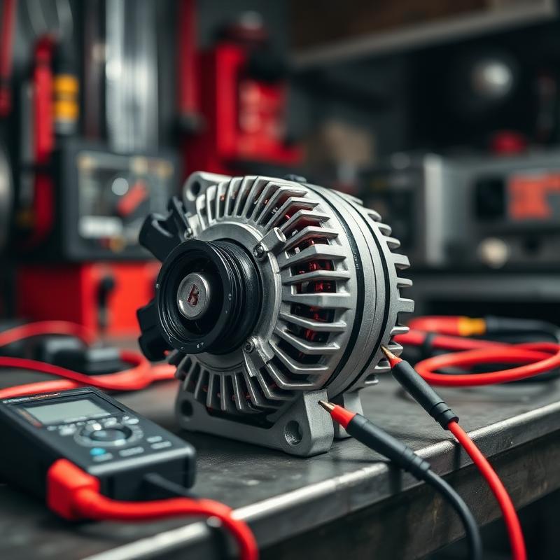 Alternador em teste na bancada